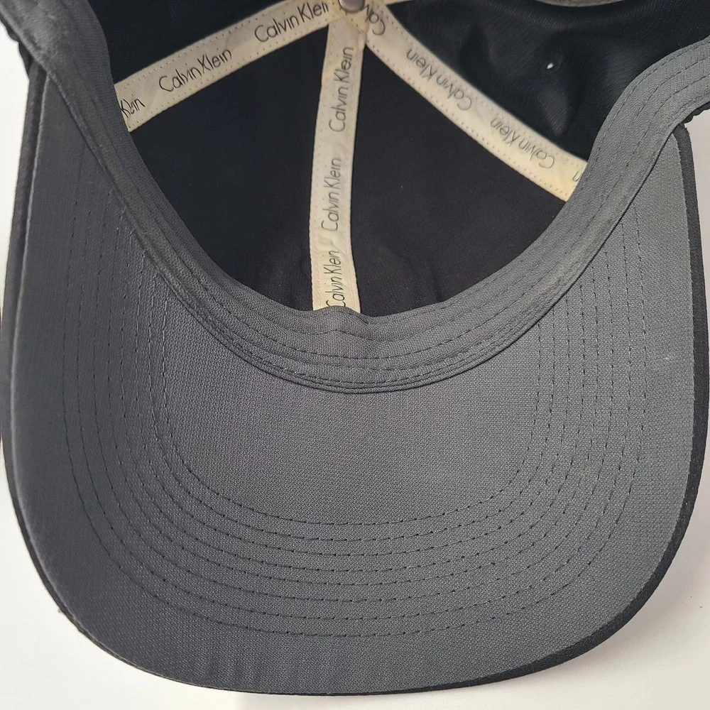 Calvin Klein Hat Strapback Black Polyester Adjustable Casual Everyday Wear Men‎